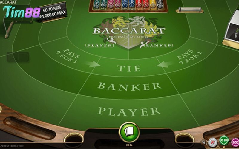 Quy trình đặt cược Baccarat không phức tạp